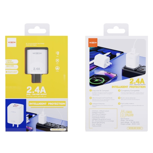 2.4A Dual - USB port travel charger