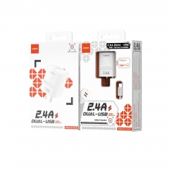 2.4A Dual - USB port travel charger