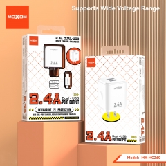 2.4A Dual - USB port travel charger