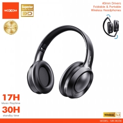 40mm Drivers, Foldable & Portable Wireless Headphones
