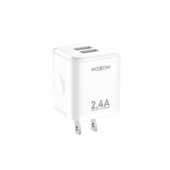 2.4A Dual - USB port travel charger