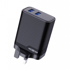 2.4A Dual USB UK Travel Charger