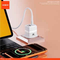 USB-A + Type-C Dual Ports Output Fast Charger (UK Plug)