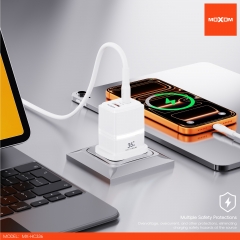 PD35W, QC18W Dual-Port Output Fast Charger (UK Plug)