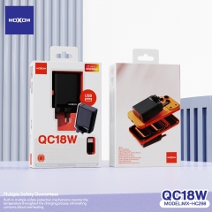 QC18W Single USB UK Travel Charger
