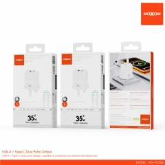PD35W, QC18W Dual-Port Output Fast Charger (UK Plug)