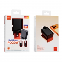 PD20W Single Type-C UK Travel Charger