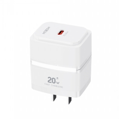 Single‑Port 20W USB‑C Fast Charger (US Plug)