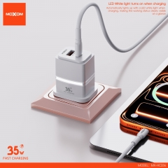 PD35W, QC18W Dual-Port Output Fast Charger (UK Plug)