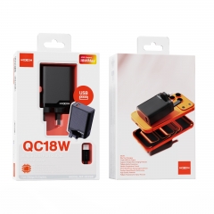 QC18W Single USB UK Travel Charger
