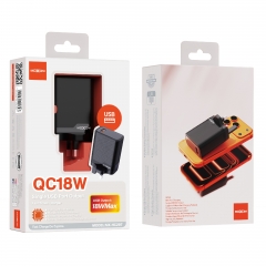 QC18W Single USB UK Travel Charger