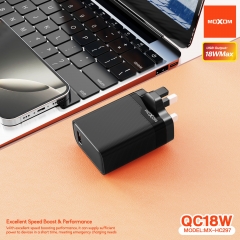 QC18W Single USB UK Travel Charger