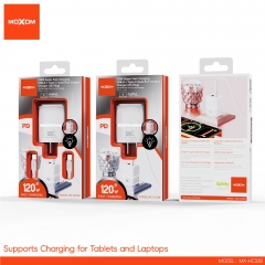 120W Super Fast Charging USB-A + Type-C Dual-Port Output Charger (US Plug)