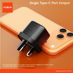 PD40W, AVS fast charging protocol | 60W peak UK plug charger