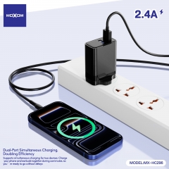 2.4A Dual USB UK Travel Charger