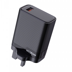 QC18W Single USB UK Travel Charger