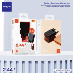 2.4A Dual USB UK Travel Charger