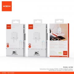USB-A + Type-C Dual Ports Output Fast Charger (UK Plug)