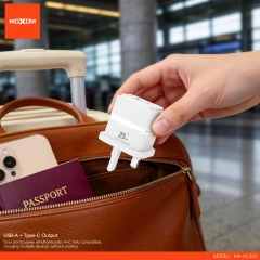 USB-A + Type-C Dual Ports Output Fast Charger (UK Plug)