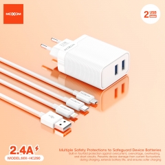 2.4A Dual USB EU Travel Charger