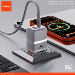 PD35W, QC18W Dual-Port Output Fast Charger (EU Plug)