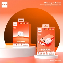 PD20W Single USB-C Port Palm-Sized EU Charger