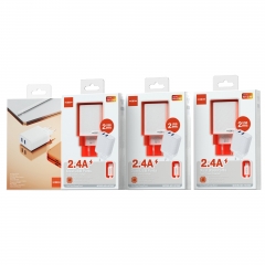 2.4A Dual USB EU Travel Charger