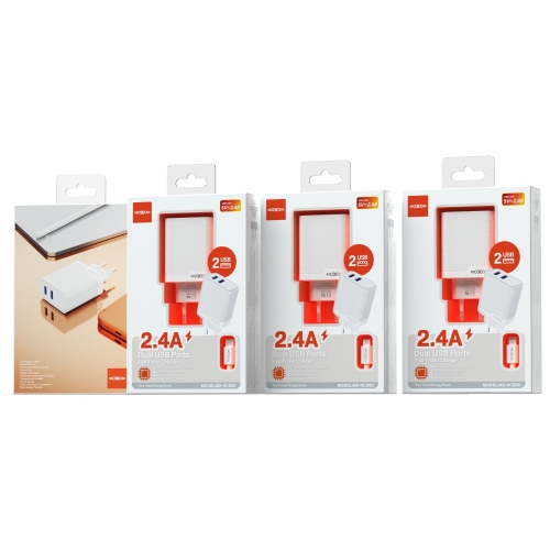 2.4A Dual USB EU Travel Charger