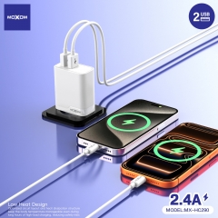 2.4A Dual USB EU Travel Charger