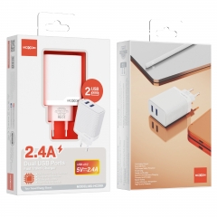 2.4A Dual USB EU Travel Charger