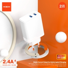 2.4A Dual USB EU Travel Charger