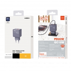 GaN PD20W,QC18W Fast Charger
