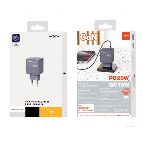 GaN PD20W,QC18W Fast Charger