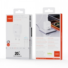 Single‑Port 20W USB‑C Fast Charger (EU Plug)