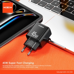 45W Super Fast Charging Crystal Block EU Charger