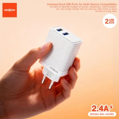 2.4A Dual USB EU Travel Charger
