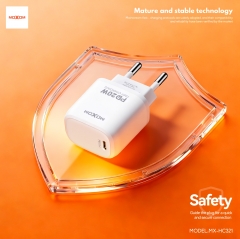 PD20W Single USB-C Port Palm-Sized EU Charger