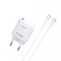 PD20W Single USB-C Port Palm-Sized EU Charger