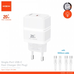 Single‑Port 20W USB‑C Fast Charger (EU Plug)