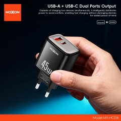 45W Super Fast Charging Crystal Block EU Charger
