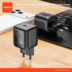 PD40W, AVS fast charging protocol | 60W peak EU plug charger