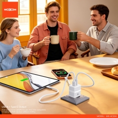 USB-A + Type-C Dual Ports Output Fast Charger (EU Plug)