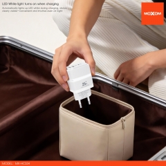 USB-A + Type-C Dual Ports Output Fast Charger (EU Plug)