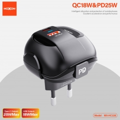 QC18W&PD25W Helmet Fast Charger