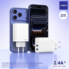 2.4A Dual USB EU Travel Charger