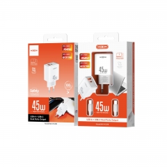 45W Super Fast Charging Crystal Block EU Charger
