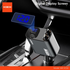 45W Super Fast Charging Retractable Car Charger