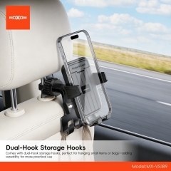 Car Headrest One-Click Lock Phone Holder