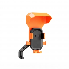 Motorcycle rearview mirror phone holder