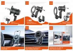 Light-grab stable air vent magnetic holder